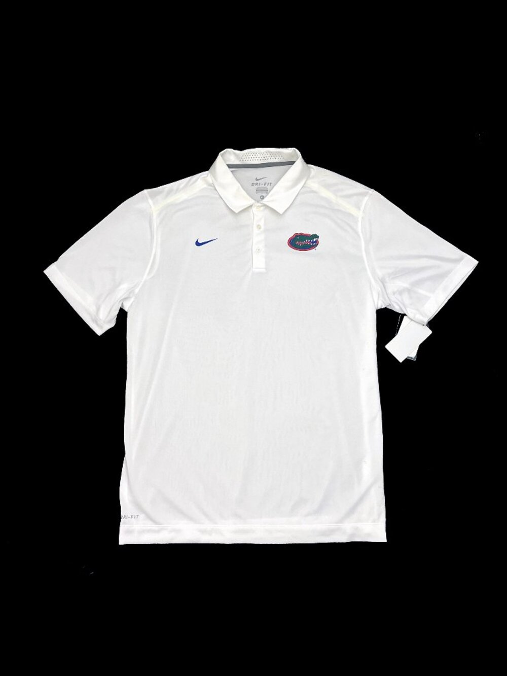 Nike NEW NWT Florida Gators UF Football White Dri Fit Polo Shirt Mens XL X-Large